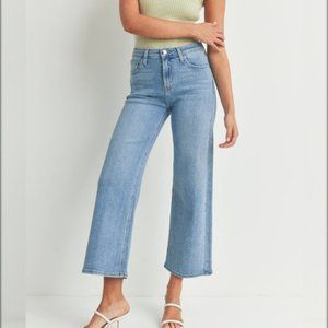 Just Black Women's Slim Wide Leg Jean